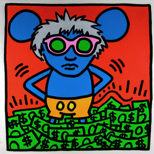 ABOUT EDWARD KURSTAK ANDY MOUSE II   by KEITH HARING