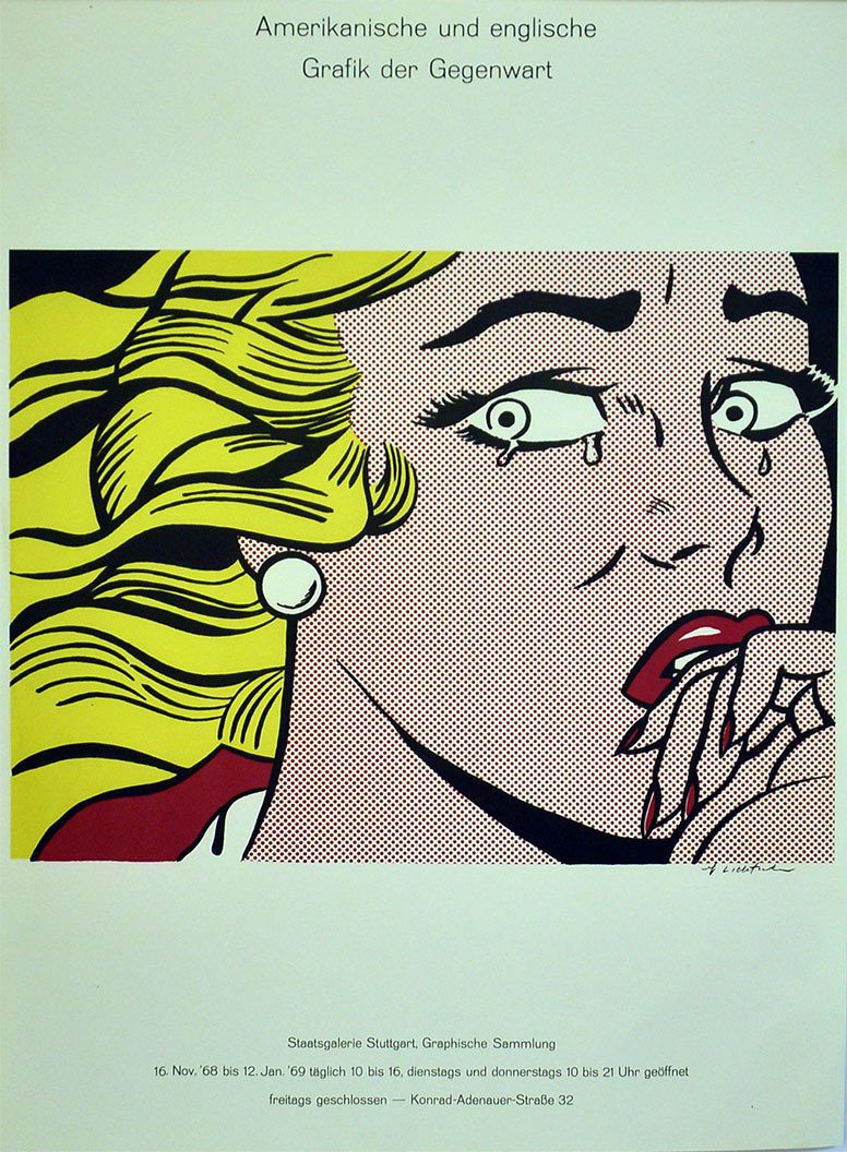 ABOUT EDWARD KURSTAK CRYING GIRL, 1969 by  Roy Lichtenstein