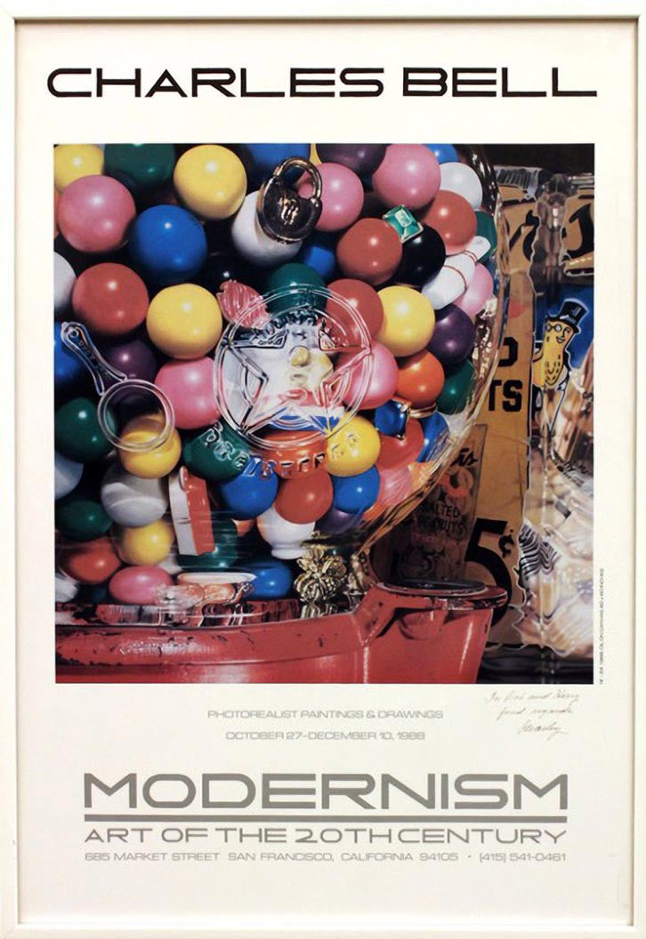 ABOUT EDWARD KURSTAK Modernism ART OF THE 20 TH CENTURY, exhibition poster, signed by  Charles Bell