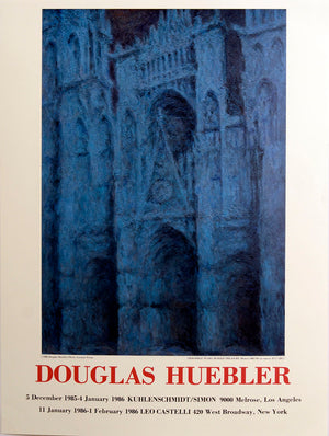 ABOUT EDWARD KURSTAK 1986 Leo Castelli Poster  by  Douglas Huebler