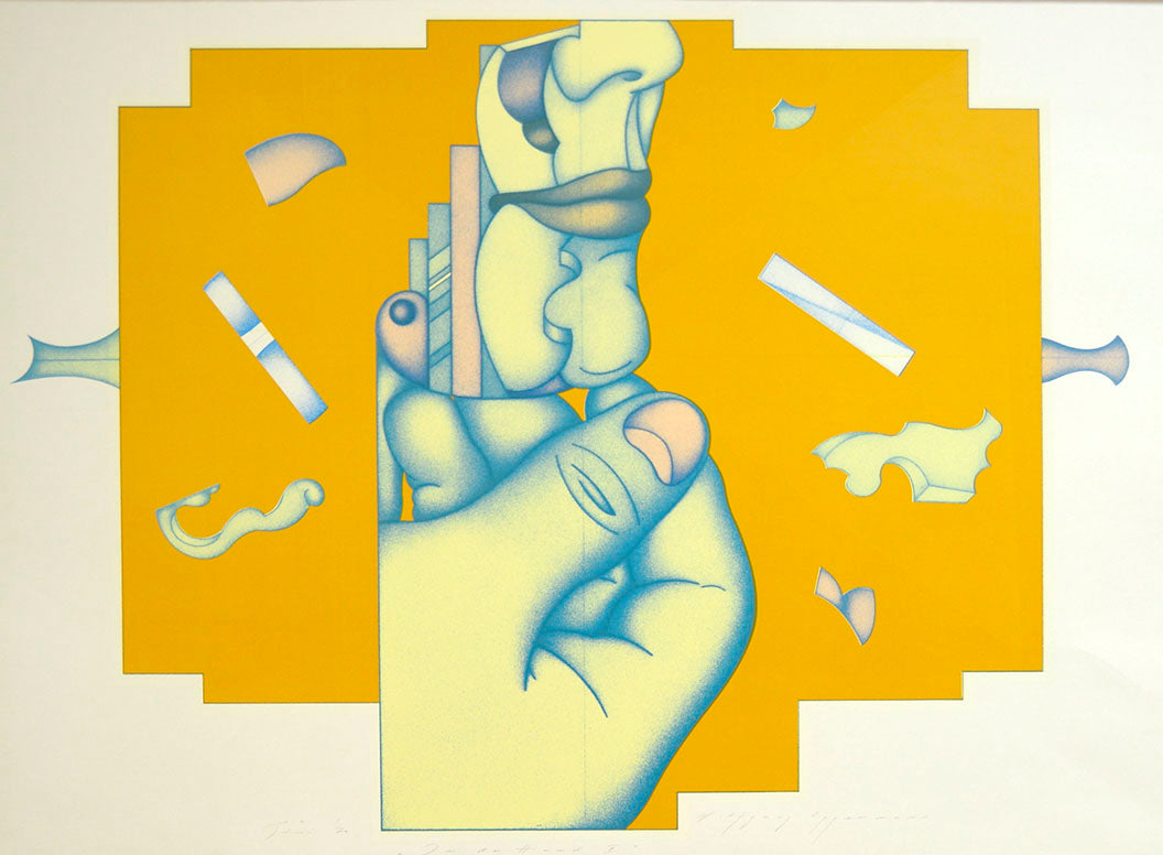 ABOUT EDWARD KURSTAK IN THE HAND II  by Wolfgang Oppermann