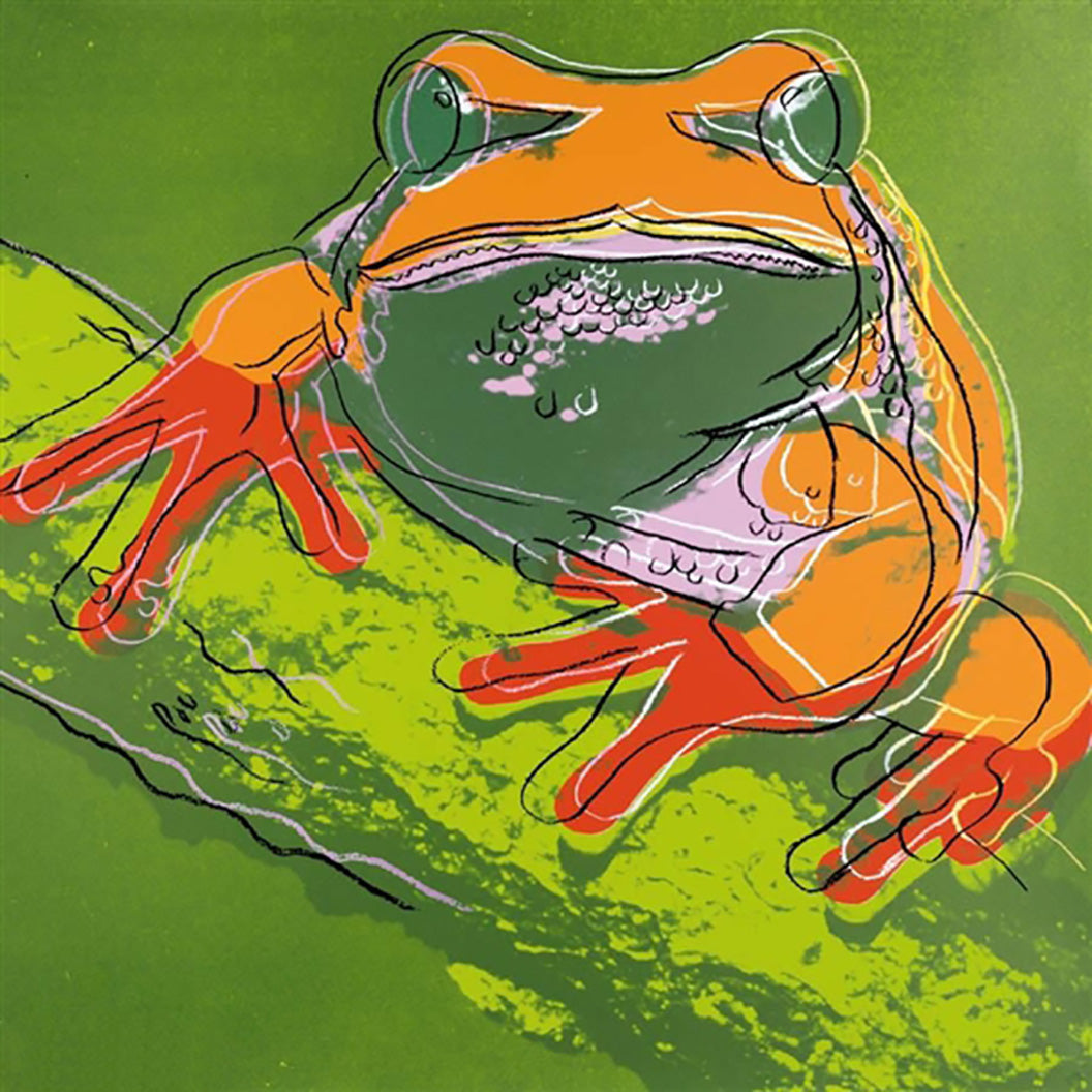 ABOUT EDWARD KURSTAK Endangered Species Portfolio  Pine Barrens Tree Frog, FSIIB 294 (TRAIL PROOF), 1983 by ANDY Warhol