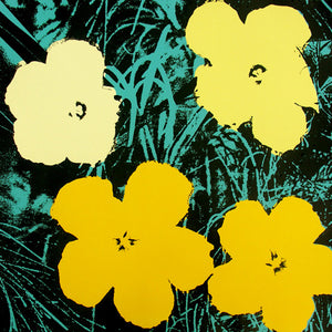 ABOUT EDWARD KURSTAK FLOWERS POSTER  FS II 72  by ANDY WARHOL