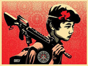 ABOUT EDWARD KURSTAK DUALITY OF HUMANITY 2 by Frank Shepard Fairey (Obey)