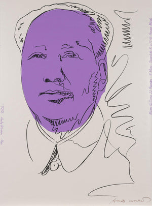 ABOUT EDWARD KURSTAK MAO 1974   Andy Warhol