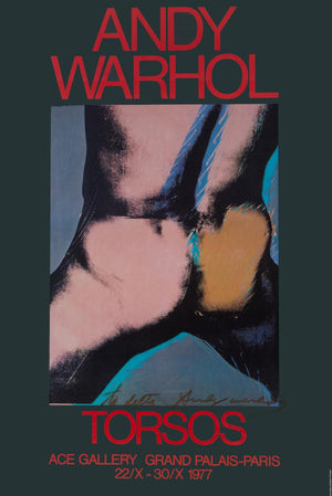 ABOUT EDWARD KURSTAK TORSOS, signed by ANDY Warhol