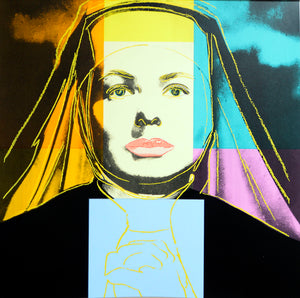 ABOUT EDWARD KURSTAK INGRID BERGMAN The Nun,  1983 by ANDY Warhol