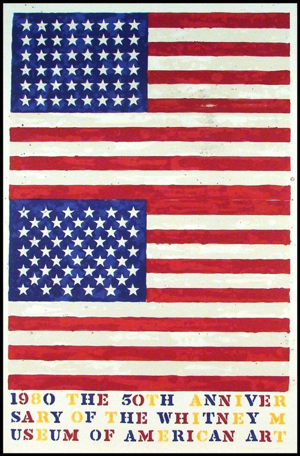 ABOUT EDWARD KURSTAK The 50th Anniversary of the Whitney Museum, 1980 by JASPER JOHNS