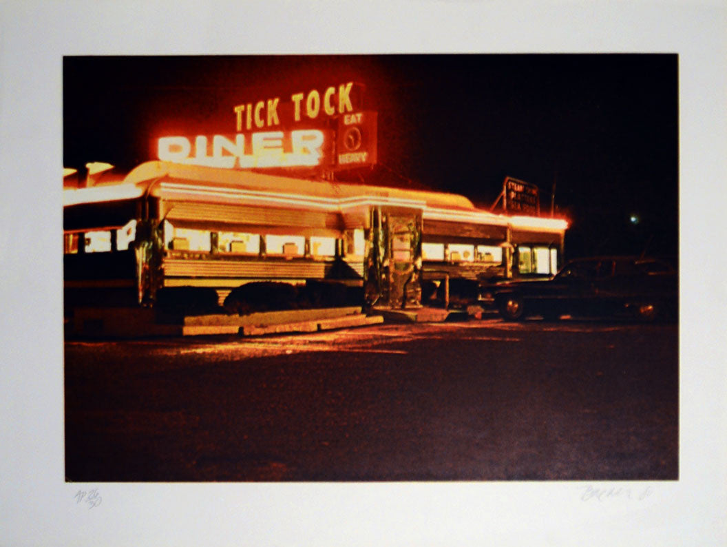ABOUT EDWARD KURSTAK Tick Tock Diner, 1980 by John BAEDER
