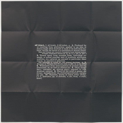 ABOUT EDWARD KURSTAK Joseph Kosuth Four Titled Abstracts
