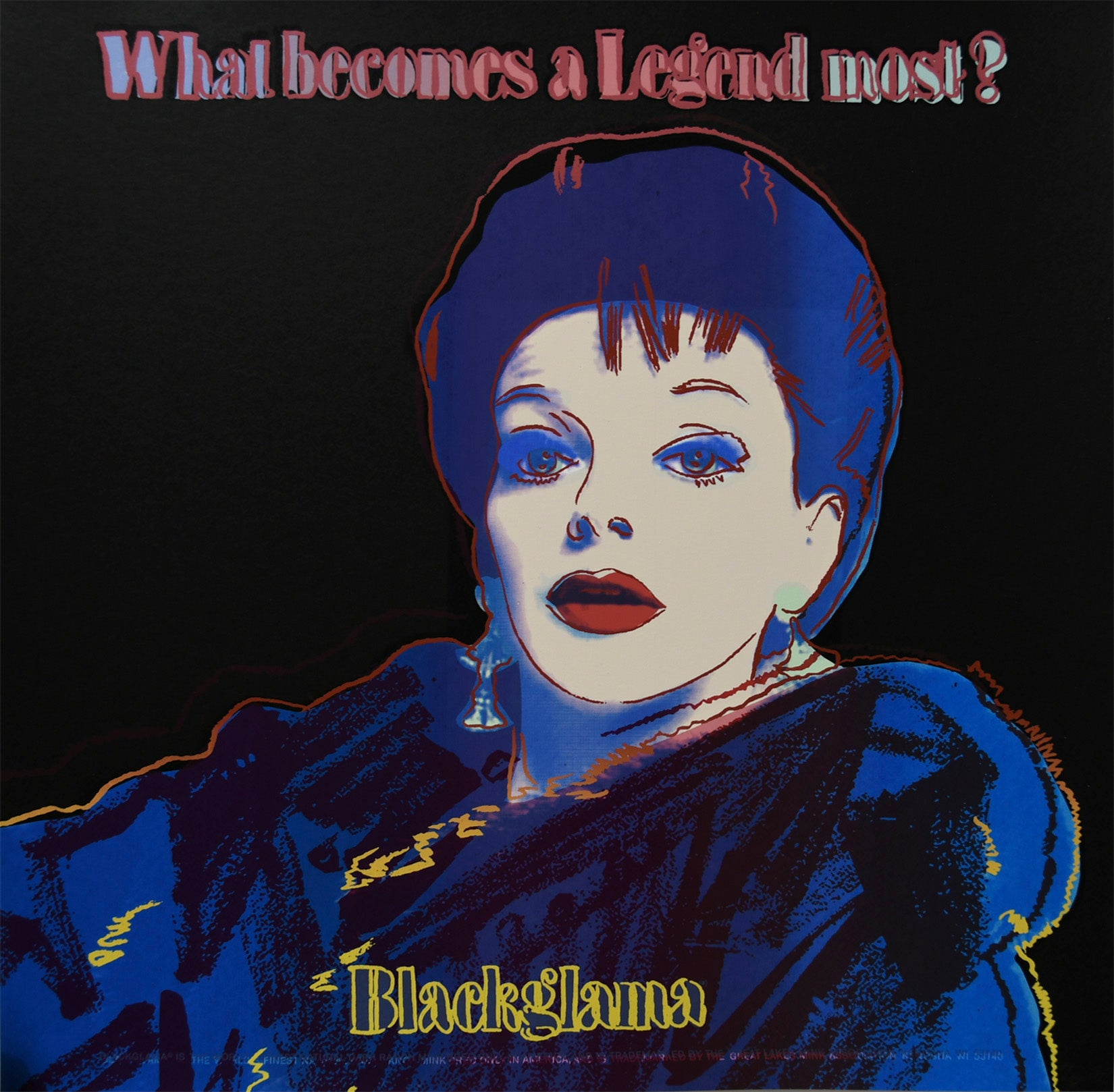 ABOUT EDWARD KURSTAK Judy Garland from Ads Portfolio, 1985 by ANDY Warhol