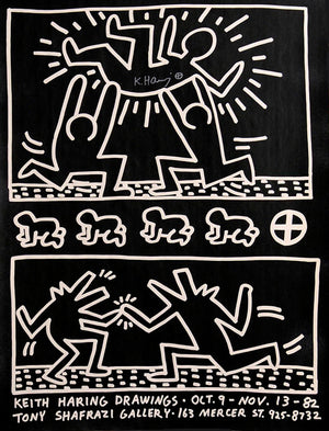 ABOUT EDWARD KURSTAK Tony Shafazi Gallery POSTER by Keith Haring