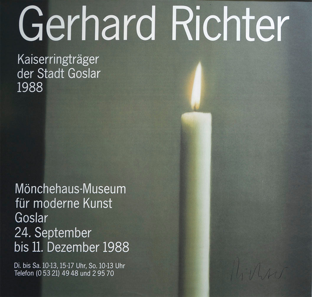 ABOUT EDWARD KURSTAK Kerze/The Candle, 1988 by Gerhard Richter