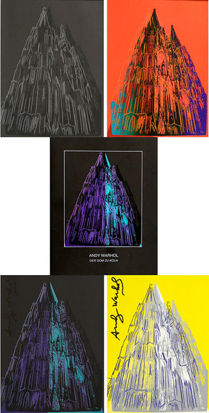 ABOUT EDWARD KURSTAK Cologne Cathedral, 1985, Invitation Cards by ANDY Warhol