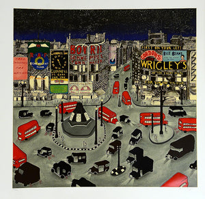ABOUT EDWARD KURSTAK London 1943, Piccadilly-Circus by Linnea Pergola