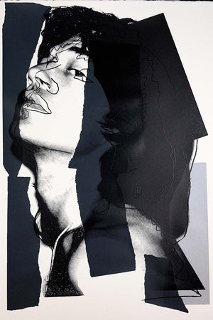 ABOUT EDWARD KURSTAK Mick Jagger FS 144, 1975 by Andy Warhol