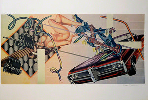 ABOUT EDWARD KURSTAK Select-O-Mat Rear Axle, Color Offset, 1971 by  Peter Phillips,