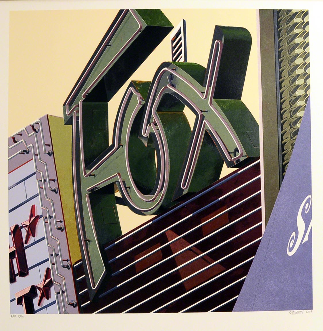 American Signs FOX by Robert Cottingham