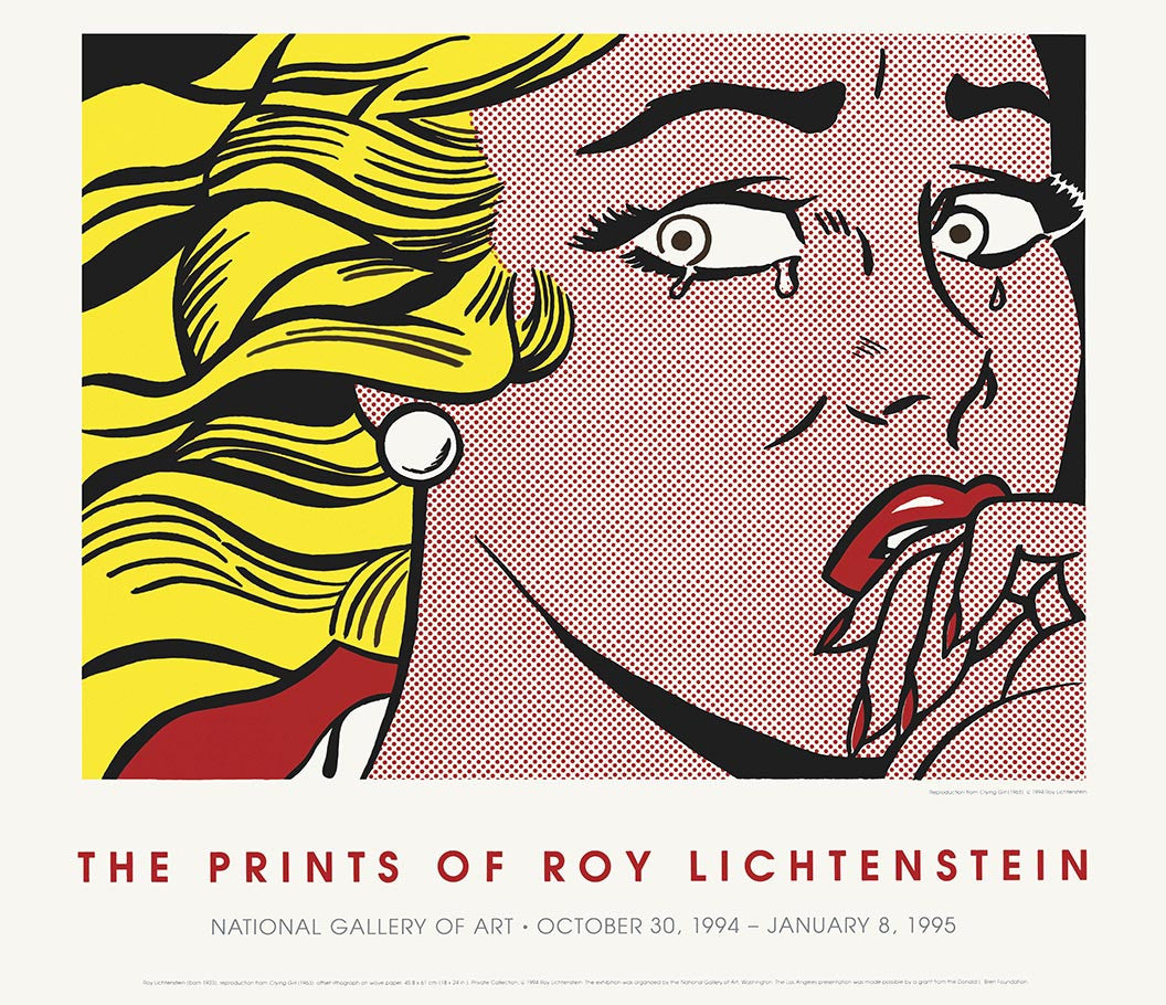 Crying Girl (National Gallery of Art), unsigned by ROY LICHTENSTEIN