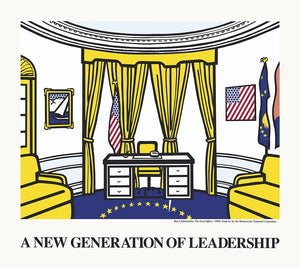 ABOUT EDWARD KURSTAK ROY LICHTENSTEIN OVAL OFFICE NEW LEADERSHIP,unsigned