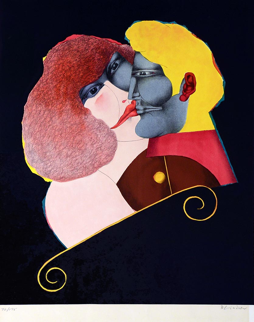 ABOUT EDWARD KURSTAK Kiss, 1971 by RICHARD LINDNER
