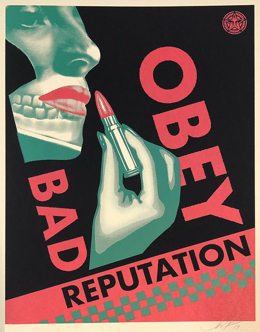 ABOUT EDWARD KURSTAK Bad Reputation   by Frank Shepard Fairey (Obey)