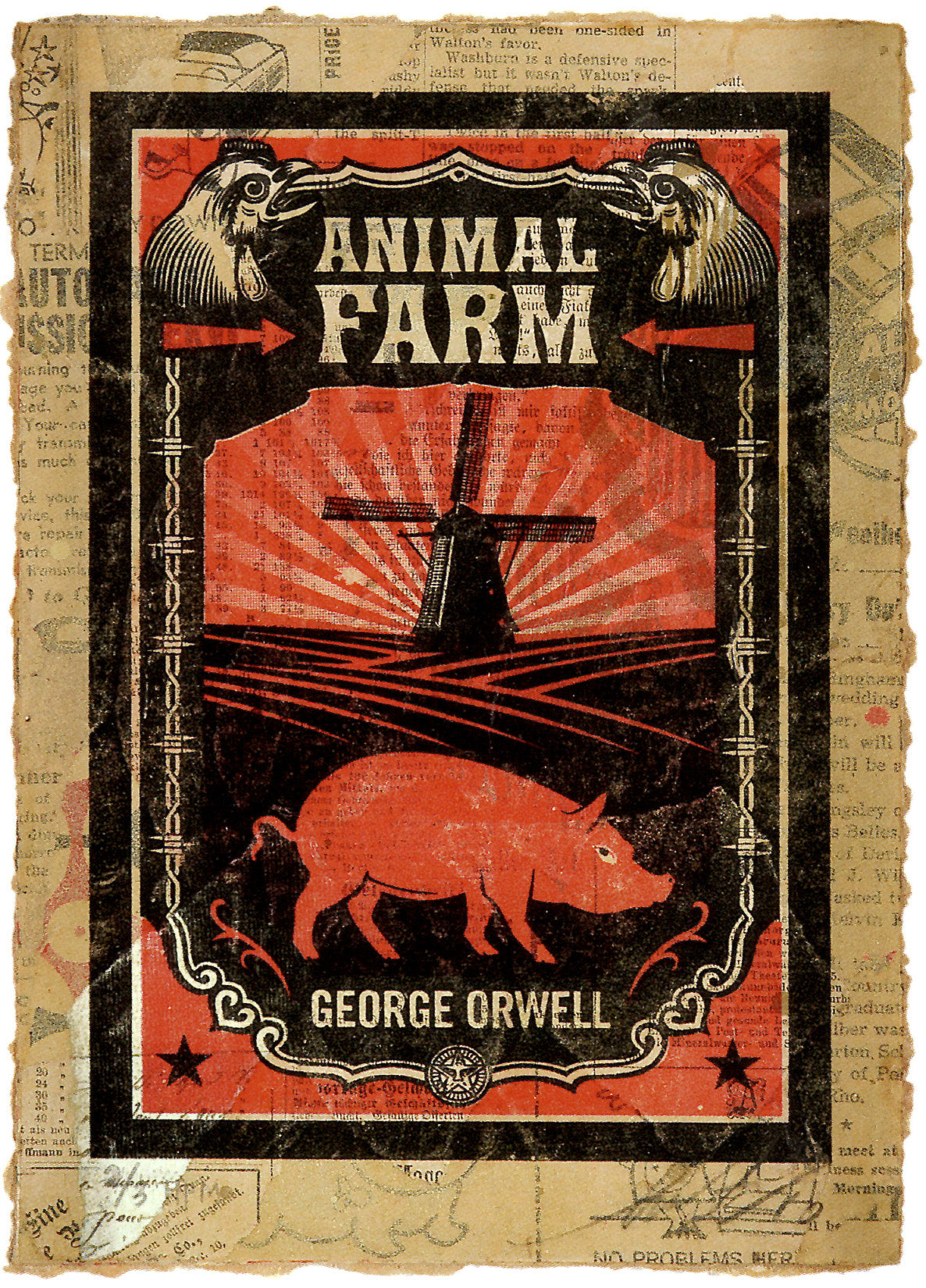 ABOUT EDWARD KURSTAK George Orwell's Animal Farm by Frank Shepard Fairey (Obey)