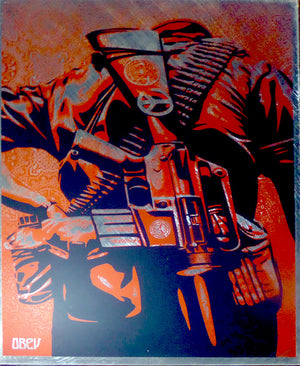 ABOUT EDWARD KURSTAK DUALITY OF HUMANITY 3 on Metal by Frank Shepard Fairey (Obey)