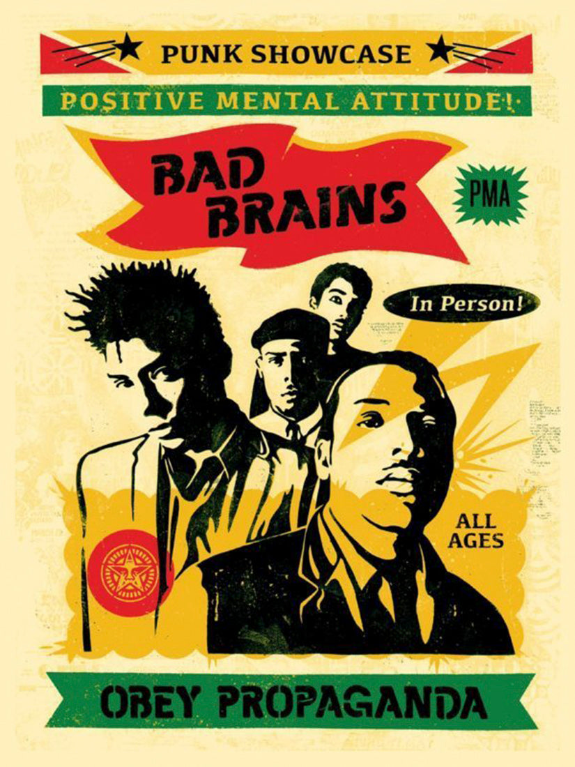 ABOUT EDWARD KURSTAK Bad Brains Rasta  by Frank Shepard Fairey (Obey)