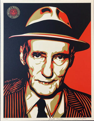 ABOUT EDWARD KURSTAK WILLIAM S BURROUGHS by Frank Shepard Fairey (Obey)