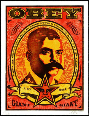 ABOUT EDWARD KURSTAK ZAPATA (RED) 2020 by Frank Shepard Fairey (Obey)