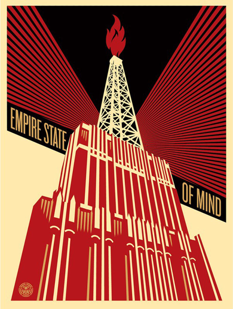 ABOUT EDWARD KURSTAK EMPIRE STATE OF MIND by Shepard Fairey
