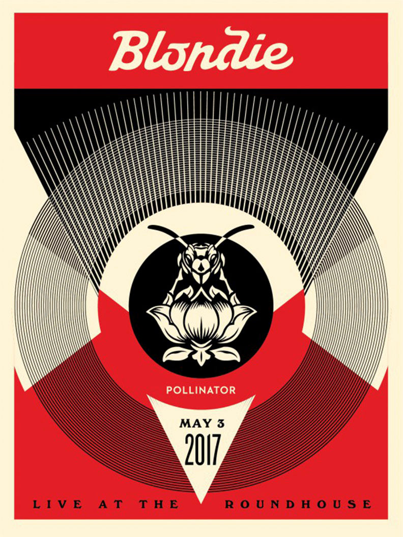 ABOUT EDWARD KURSTAK Live at the Roundhouse (Red)  by Frank Shepard Fairey (Obey)