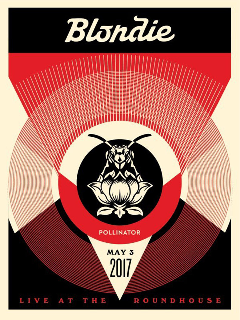 ABOUT EDWARD KURSTAK Live at the Roundhouse (Black)  by Frank Shepard Fairey (Obey)