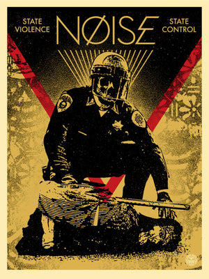 ABOUT EDWARD KURSTAK STATE VIOLENCE STATE CONTROL   by Frank Shepard Fairey (Obey)