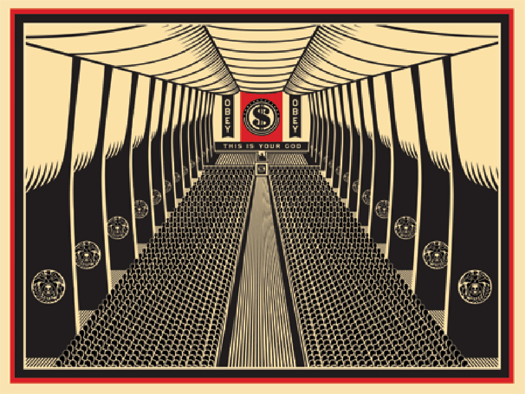 ABOUT EDWARD KURSTAK THIS IS YOUR CHURCH   by Frank Shepard Fairey (Obey)