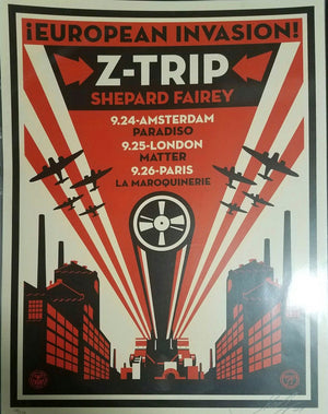 ABOUT EDWARD KURSTAK EUROPEAN INVASION Z TRIP by Shepard Fairey