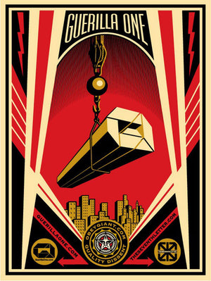 ABOUT EDWARD KURSTAK GUERILLA ONE X THE SEVENTH LETTER COLLABORATION by Frank Shepard Fairey (Obey)