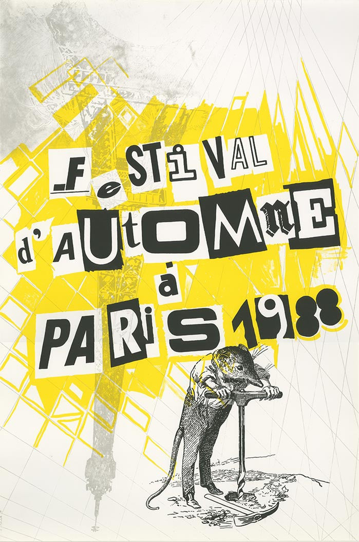 ABOUT EDWARD KURSTAK Festival d'automne à Paris 1988 by Sigmar Polke