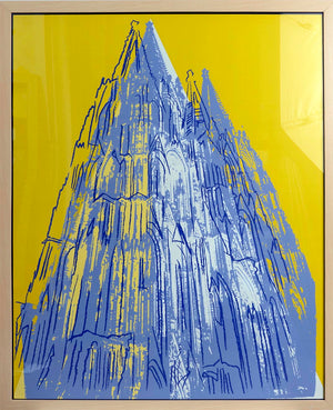 ABOUT EDWARD KURSTAK Cologne Cathedral 1985 by ANDY Warhol