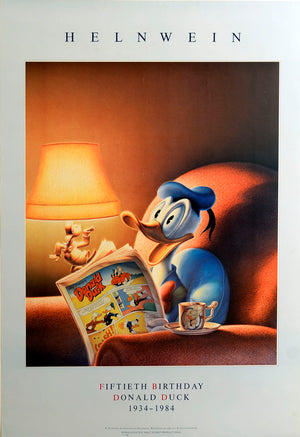 ABOUT EDWARD KURSTAK Donald duck, 1987,  by  Gottfried HELNWEIN