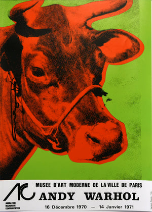 ABOUT EDWARD KURSTAK COW Musse D’ART Moderne de la Ville de Paris by ANDY WARHOL