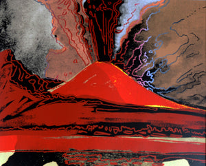 ABOUT EDWARD KURSTAK Vesuvius, 1985 by ANDY Warhol