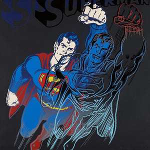 ABOUT EDWARD KURSTAK Superman from Myths Portfolio by Andy Warhol